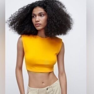 Zara Yellow Top